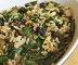 photograph of spinach and rice casserole